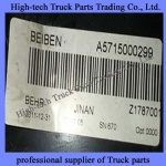 Beiben north benz,Beifangbenchi truck intercooler A5715000299
